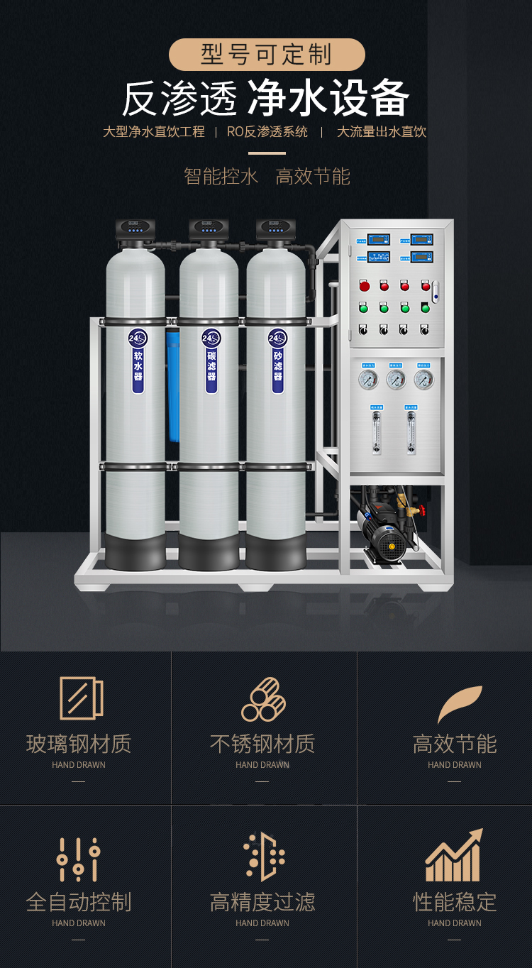 反滲透純水處理設備在食品生產加工行業(yè)中的應用